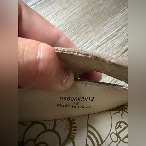 Fly London Metallic Silver Yasi Wedge Mary Jane Style Shoes Size Eur 38 Size 7.5 - Picture 11 of 12